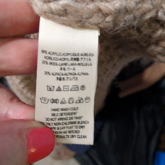 Free People Alpaca Wool Long Knit Cardigan Trench Sweater Coat Duster Jacket, M - Picture 6 of 6